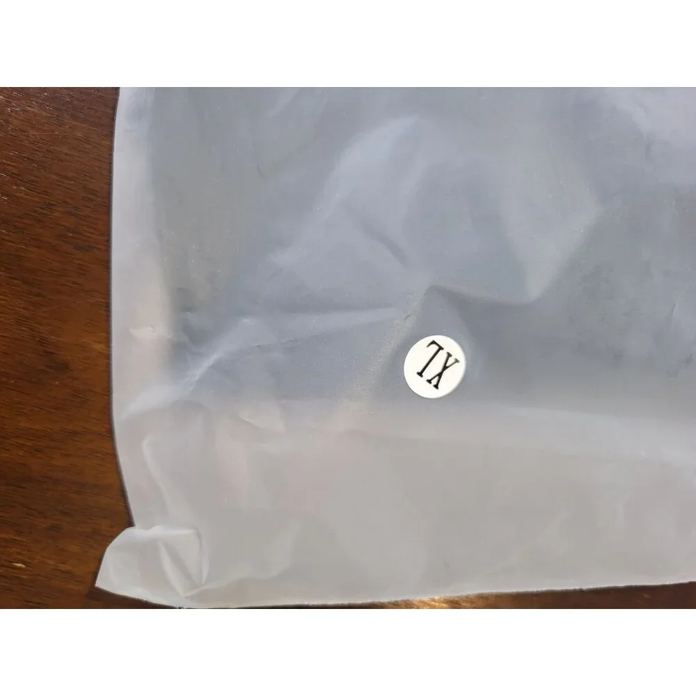 Black Drawstring Paperbag Waist Womens Shorts XL - Picture 4 of 5